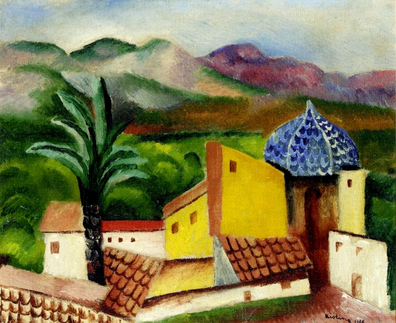 Sagunto door Moise Kisling