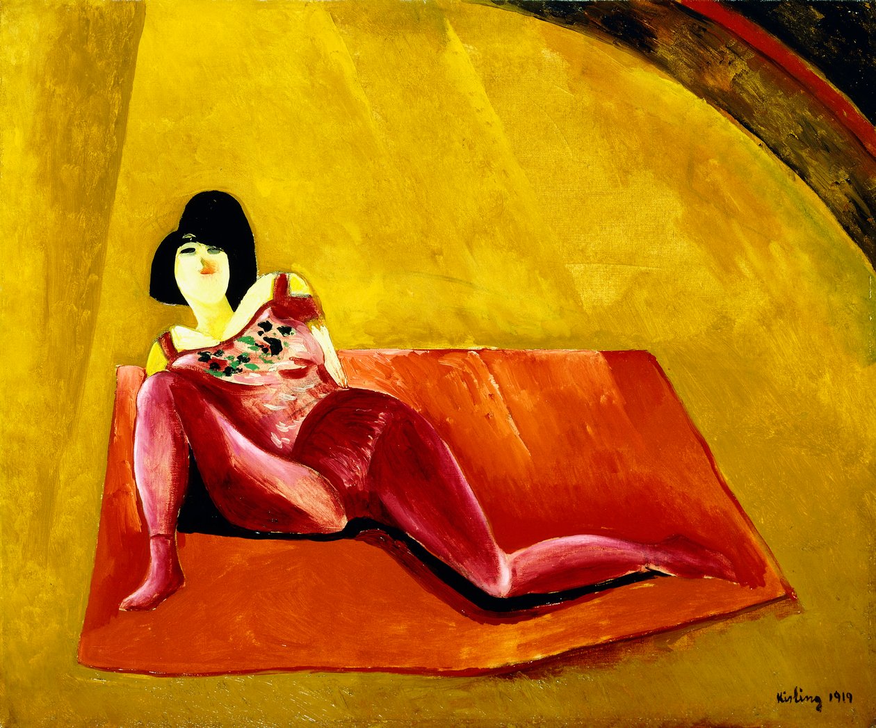 De acrobaat door Moise Kisling