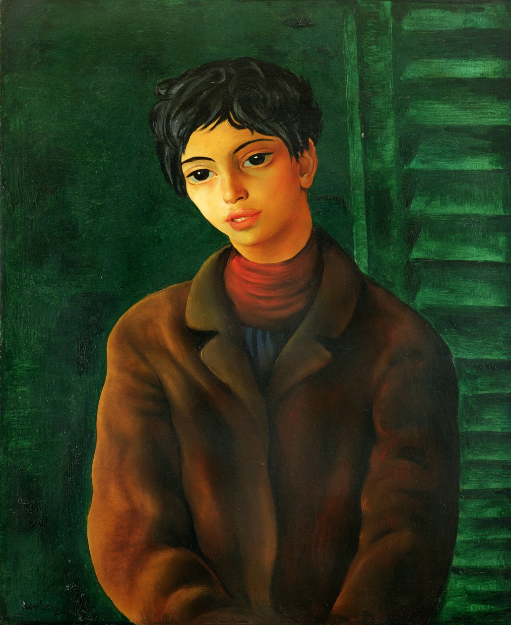 De jonge Spaanse zigeuner door Moise Kisling