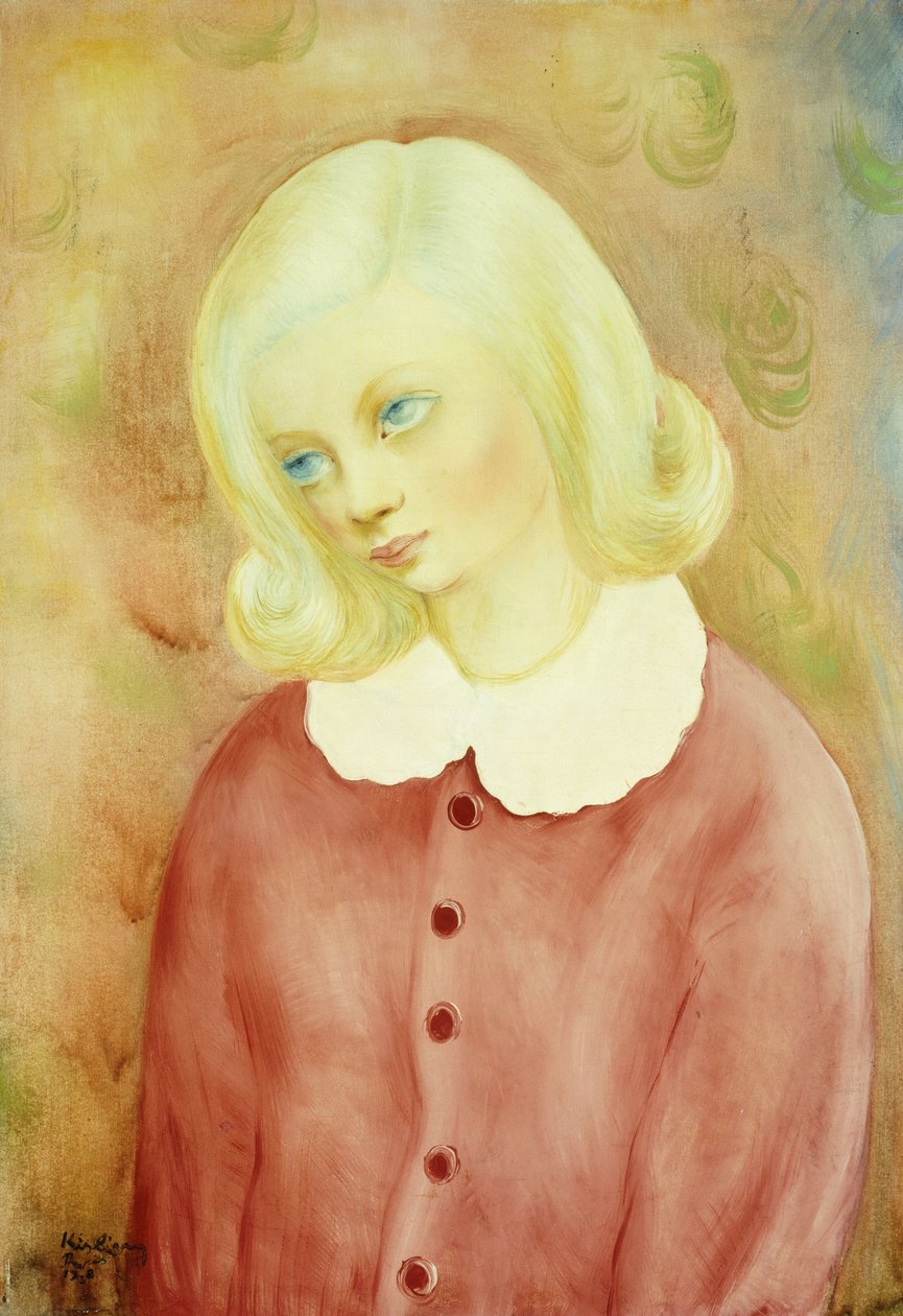 Jong Pools Meisje door Moise Kisling