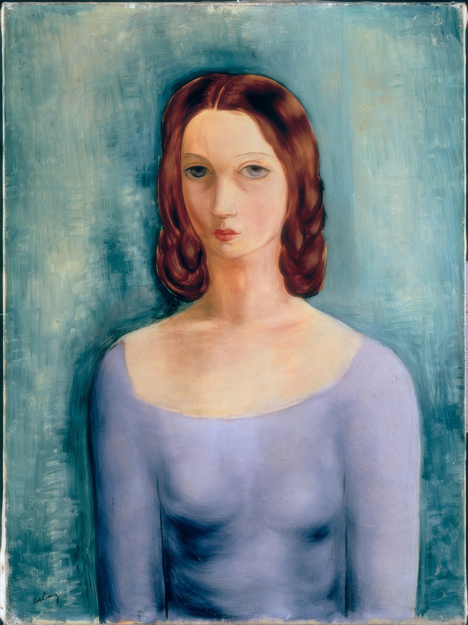 Jonge vrouw door Moise Kisling