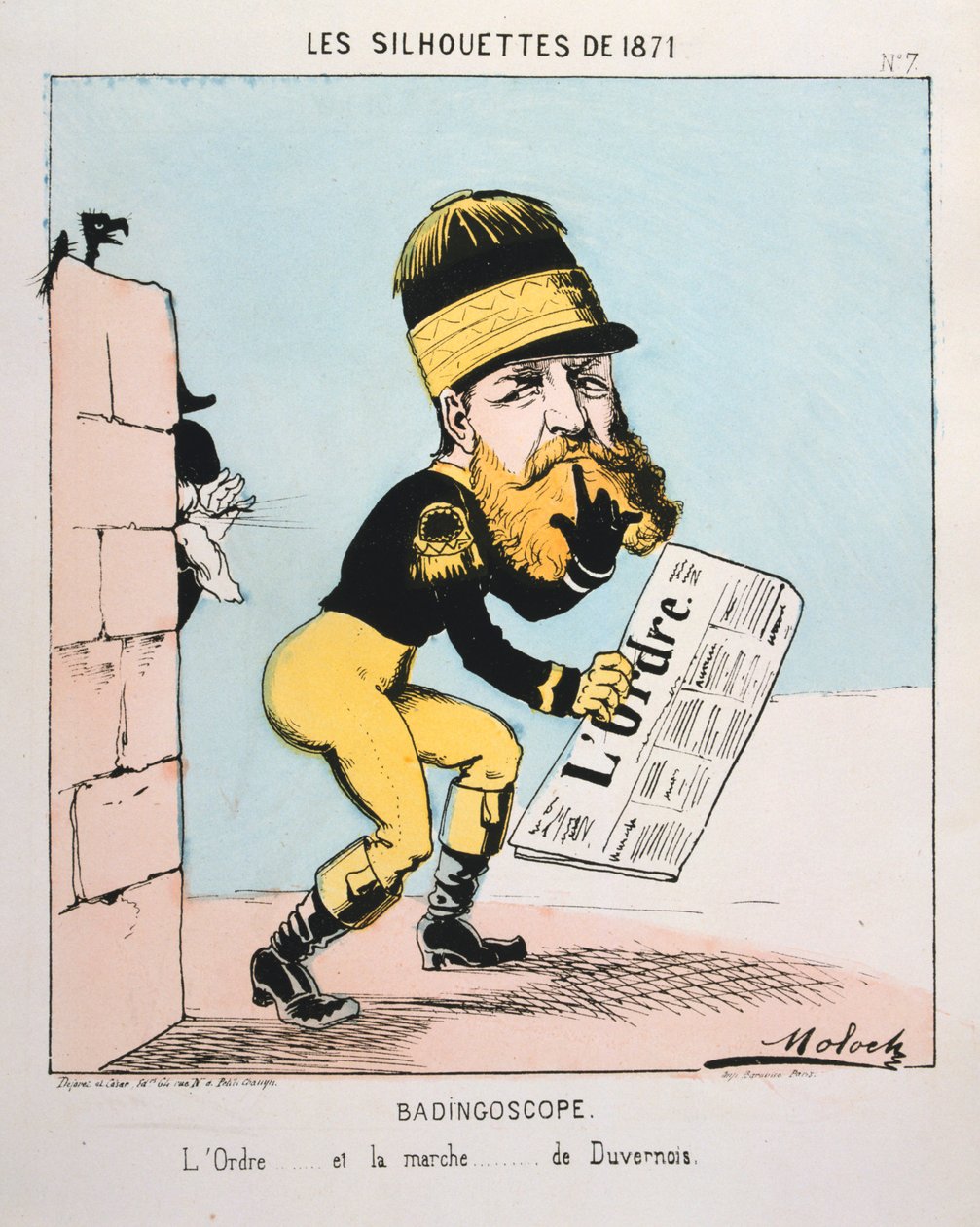 Badingoscoop, 1871 door Moloch