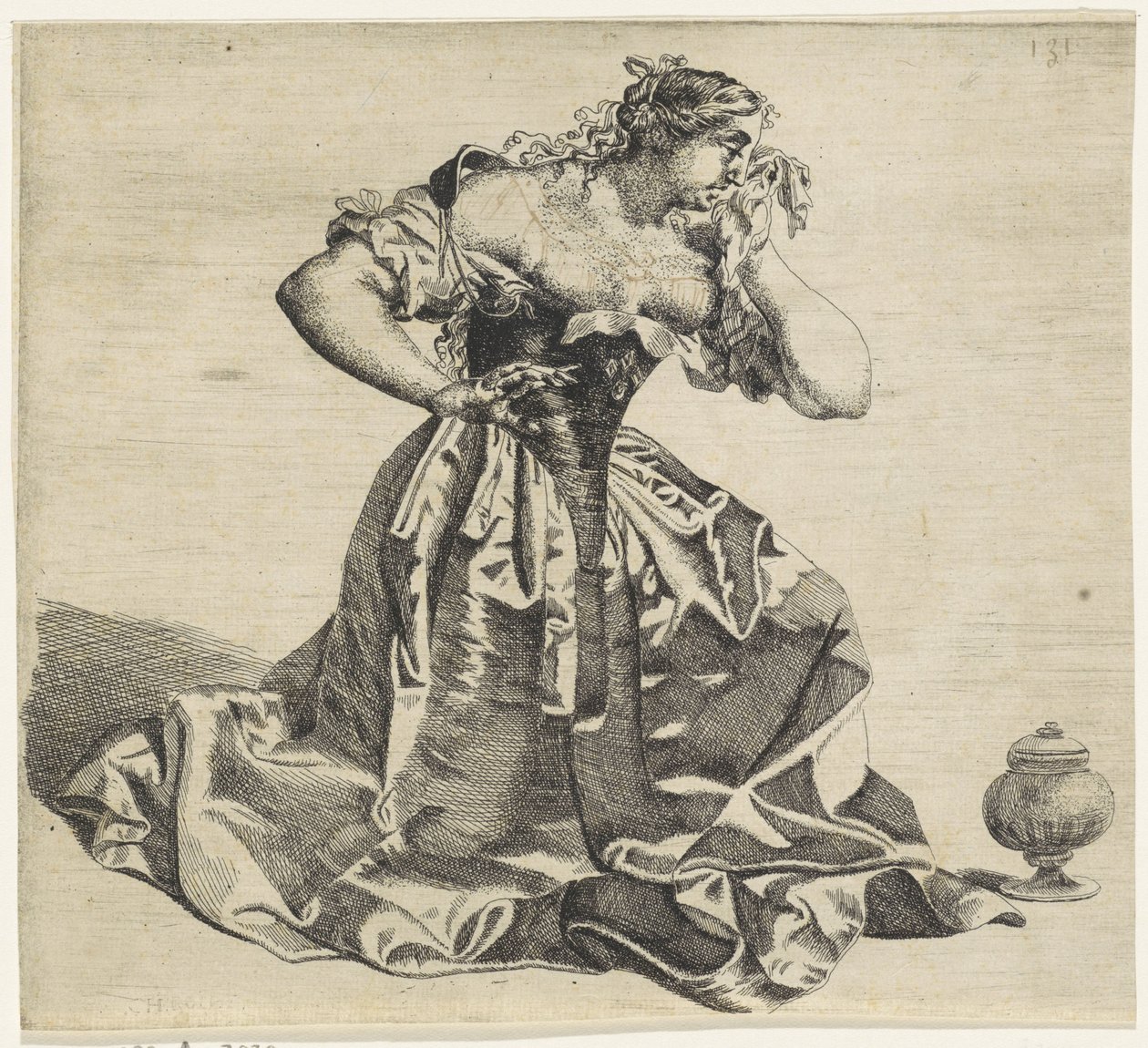 Heilige Maria Magdalena door Monogrammist CHRO