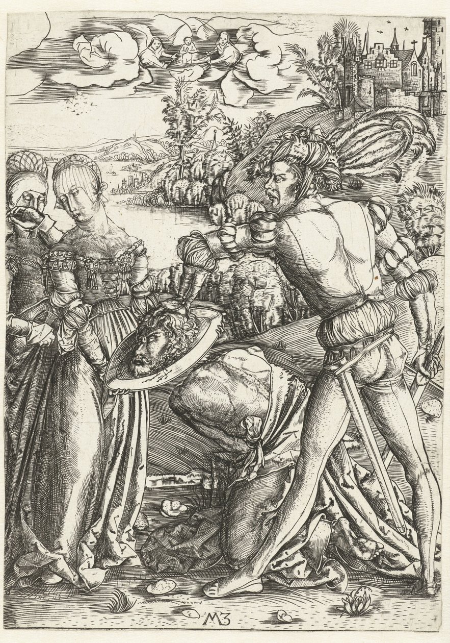 Onthoofding van Johannes de Doper door Monogrammist MZ