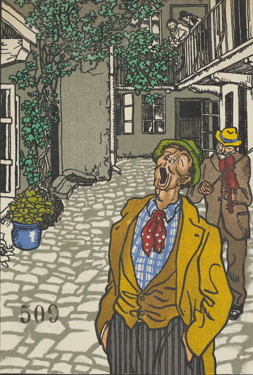 Natuurlijk Begaafde Zanger, 1911 door Moritz Jung