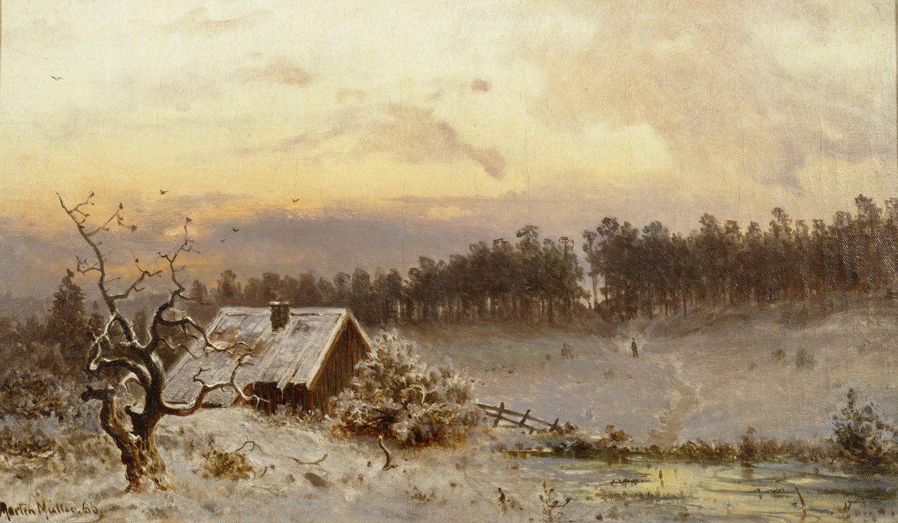 Zonsondergang over Hegdehaugen door Morten Muller