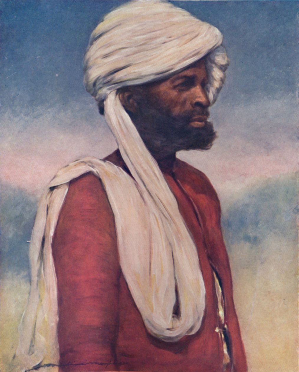 Een bediende uit Dhar, 1903 door Mortimer L Menpes