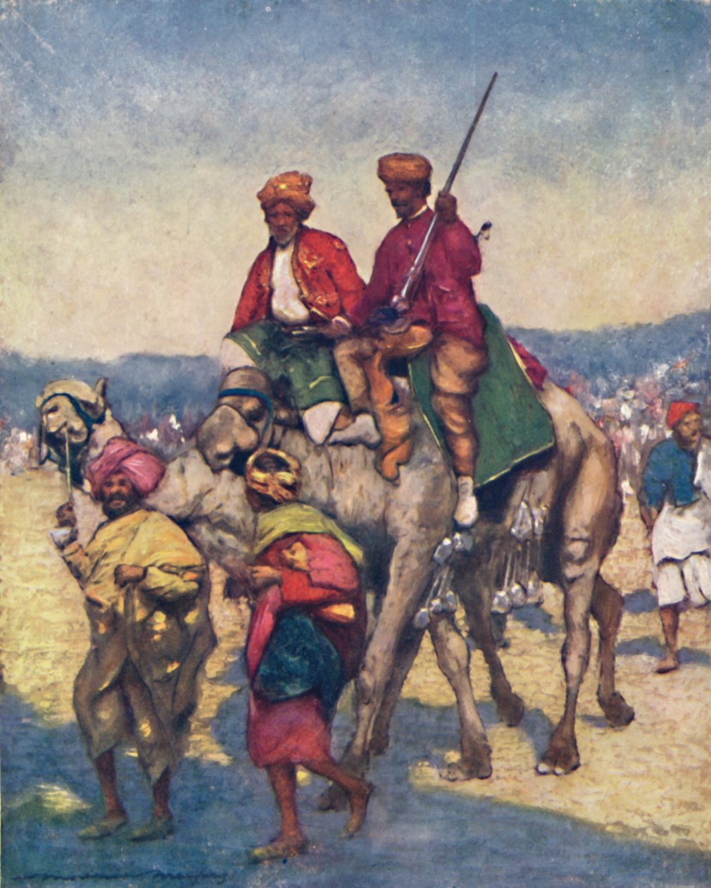 Kamelen uit Mysore, 1903 door Mortimer L Menpes