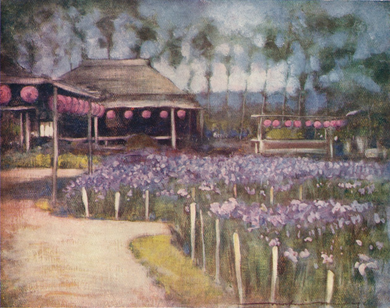 Iristuin, ca. 1887, 1901 door Mortimer L Menpes