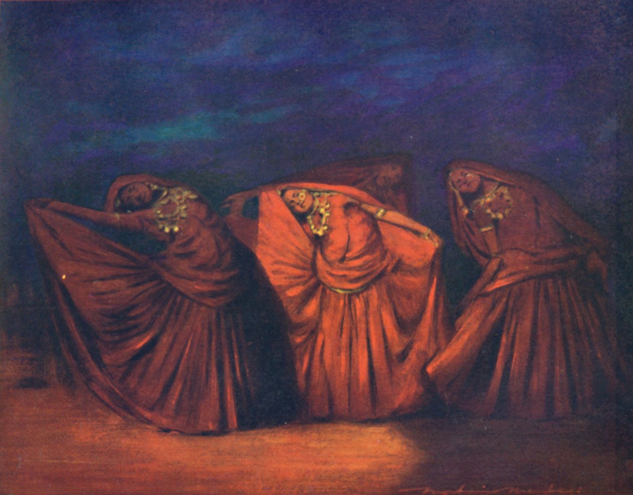Nautch Meisjes, 1903 door Mortimer L Menpes