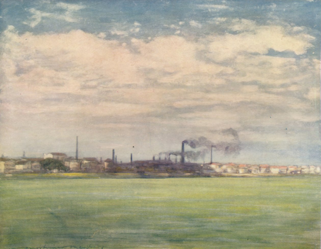 Aan de Seine door Mortimer L Menpes