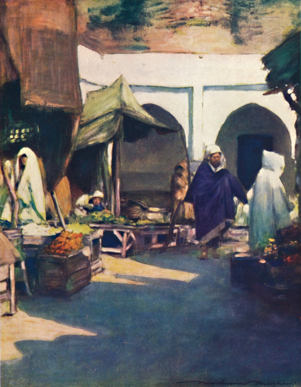 Tangier, 1903 door Mortimer L Menpes
