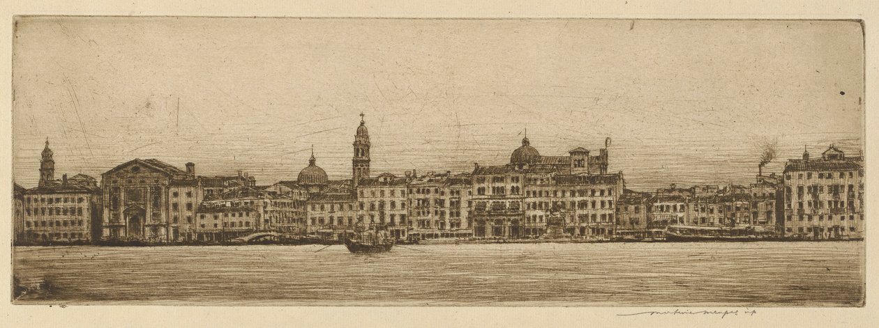 Panorama vanaf St. Mark door Mortimer Menpes