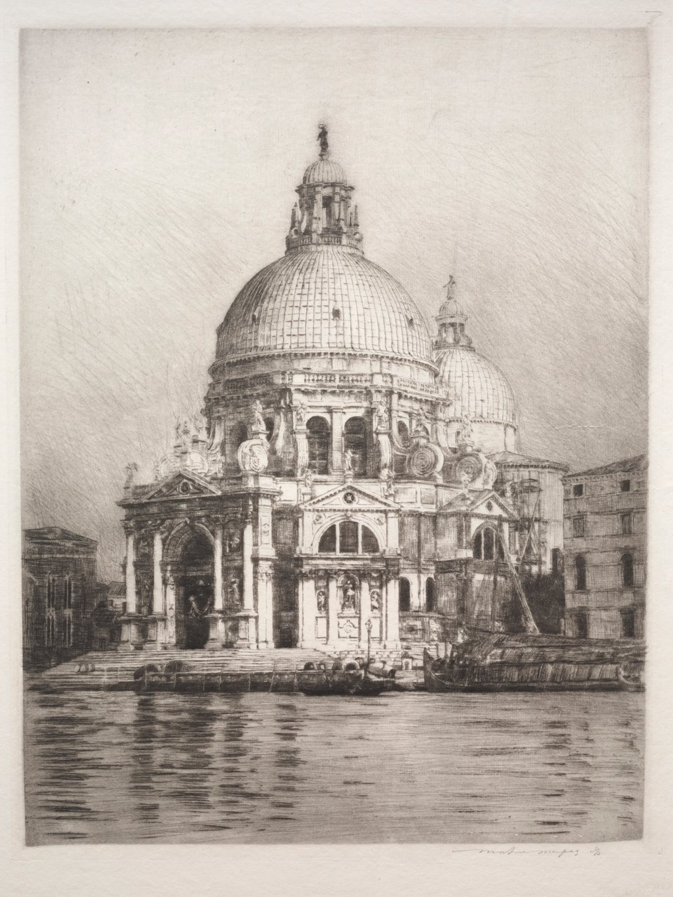 Santa Maria Della Salute #1, 1910 door Mortimer Menpes