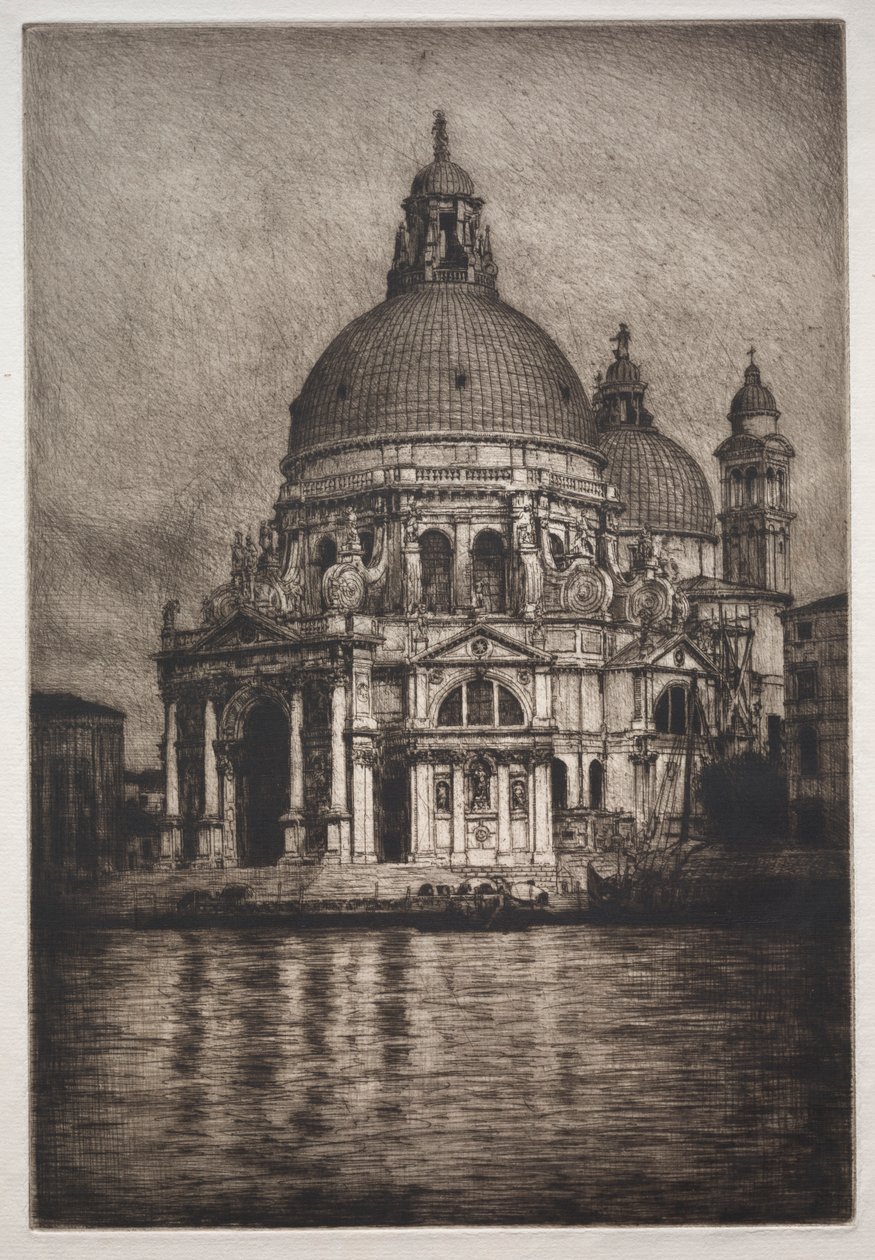 Santa Maria Della Salute #2, 1910 door Mortimer Menpes