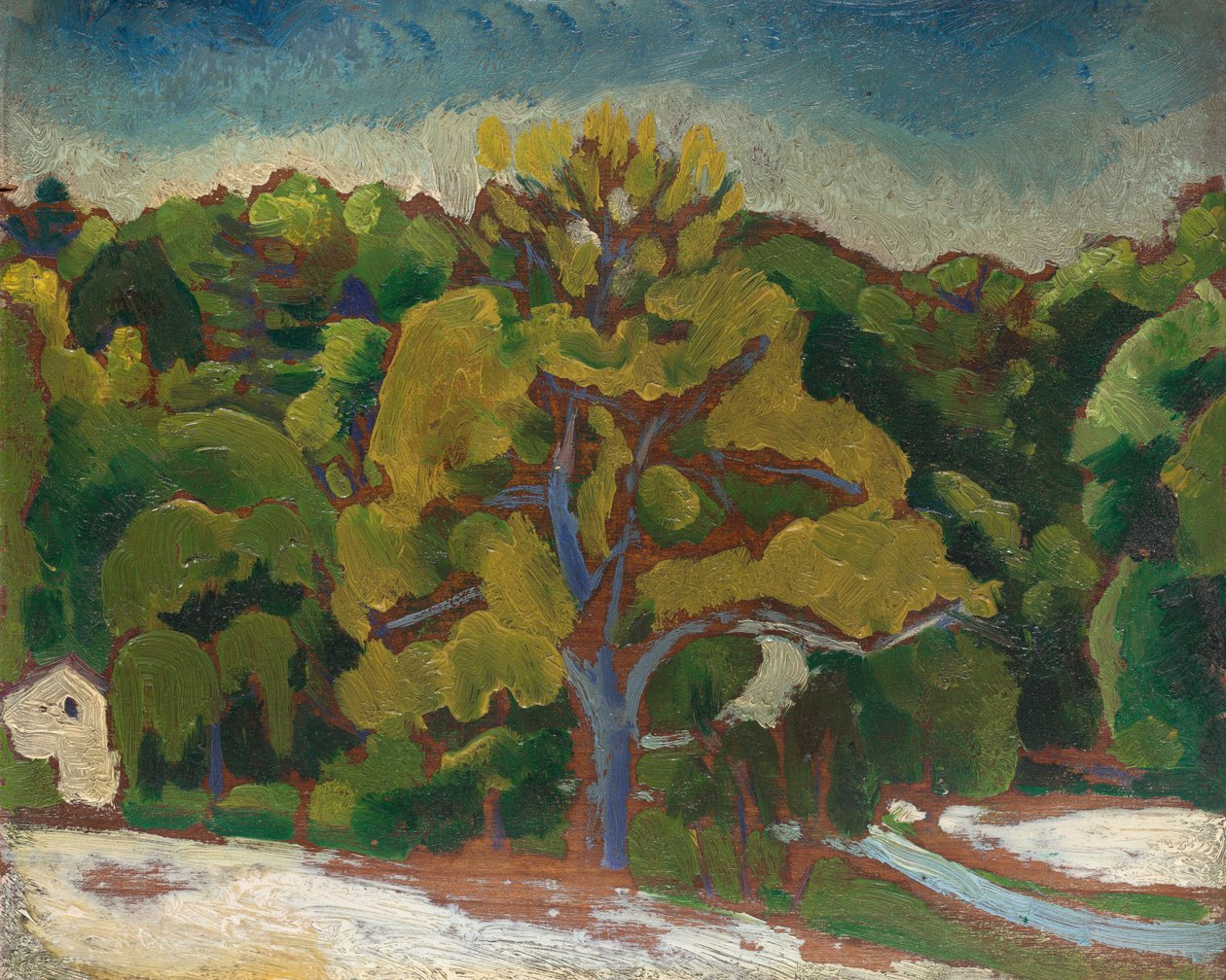 Landschap, c. 1912 door Morton Livingston Schamberg