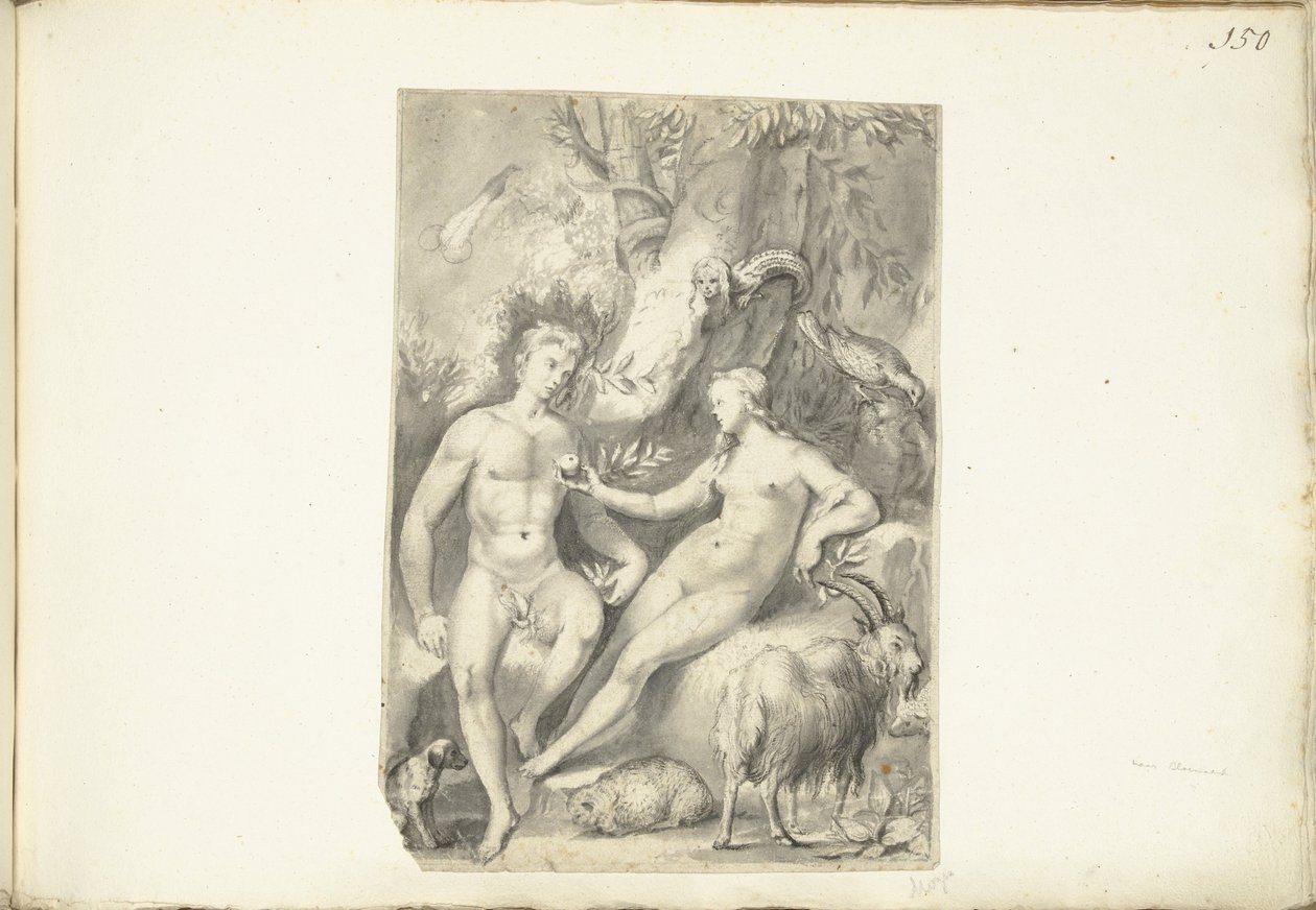 Adam en Eva door Moses Ter Borch