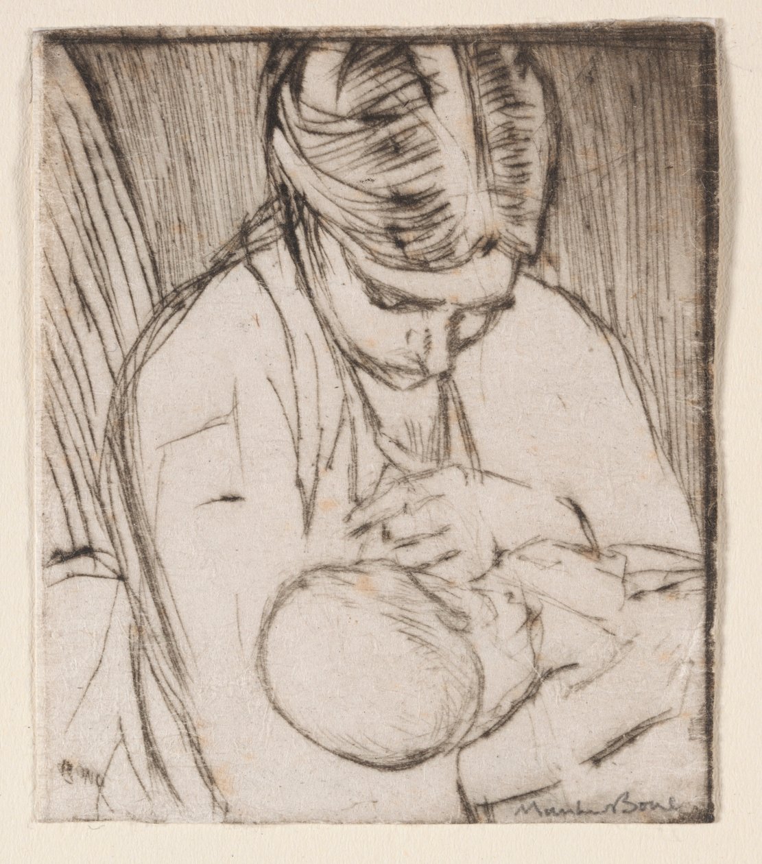 Gertrude en Stephen, nr. 6 door Muirhead Bone