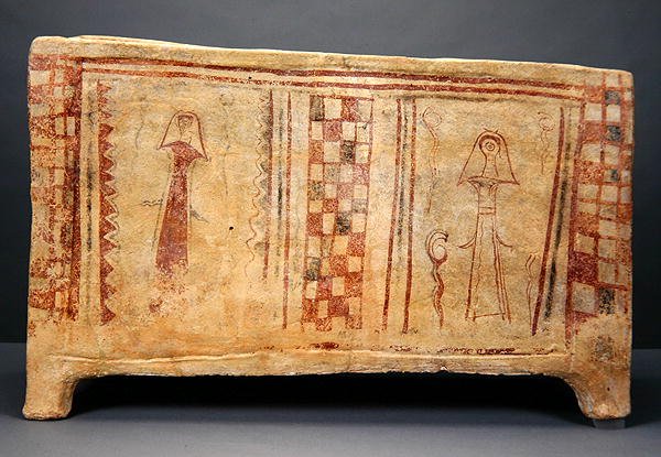 Larnax door Mycenaean