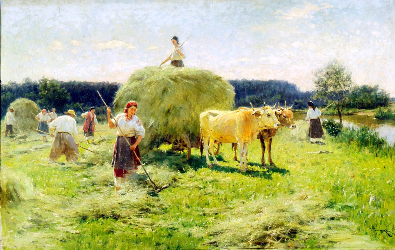 Hooien, 1907 door Mykola Kornylijowytsch Pymonenko