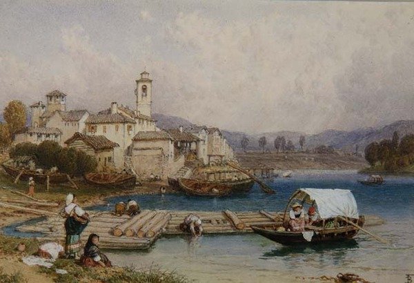 Lago Maggiore door Myles Birket Foster