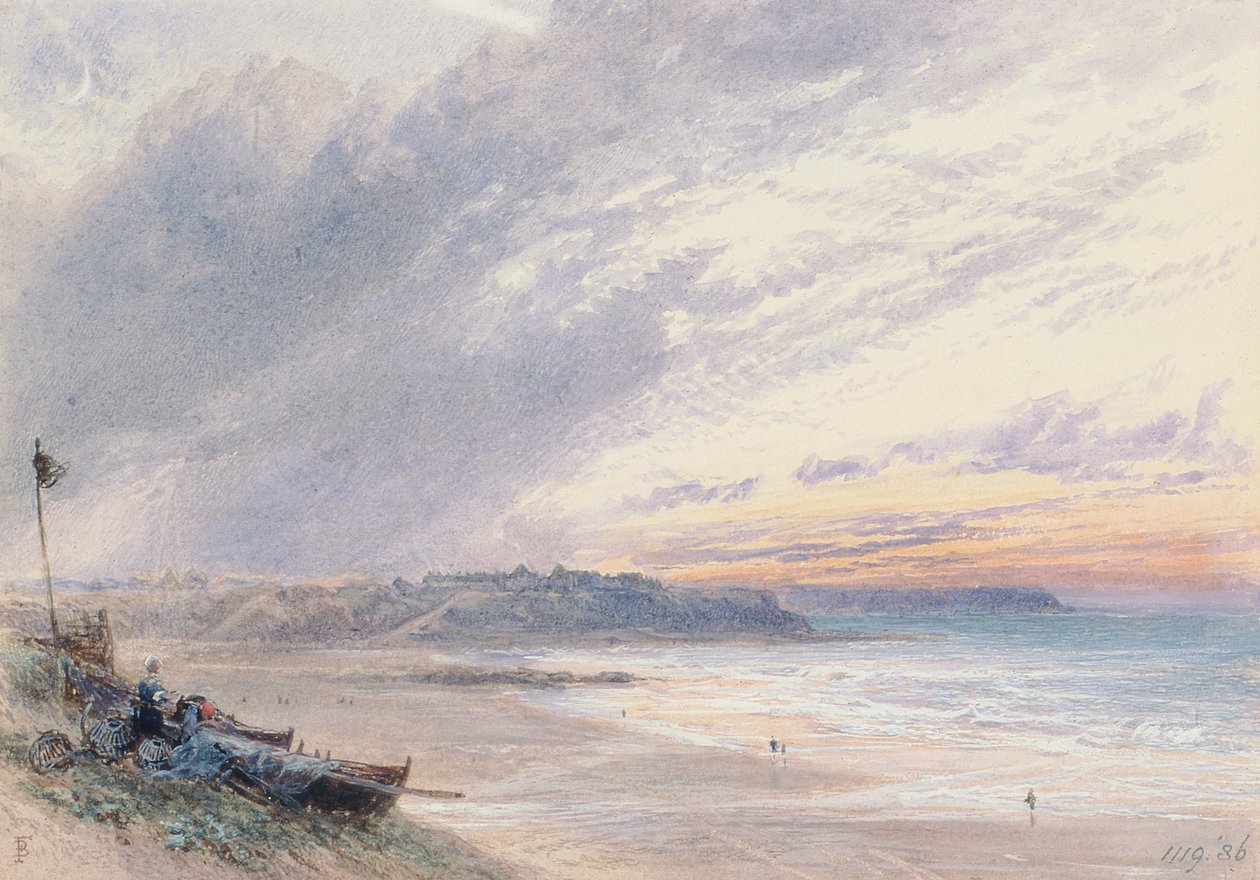 Lucht, 19e eeuw door Myles Birket Foster
