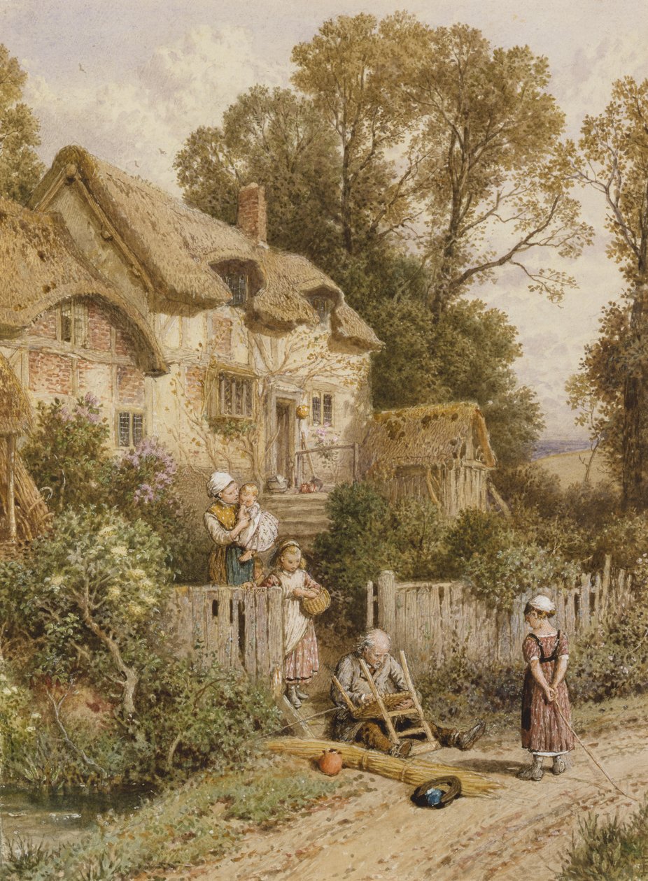 De Stoelenmaker door Myles Birket Foster
