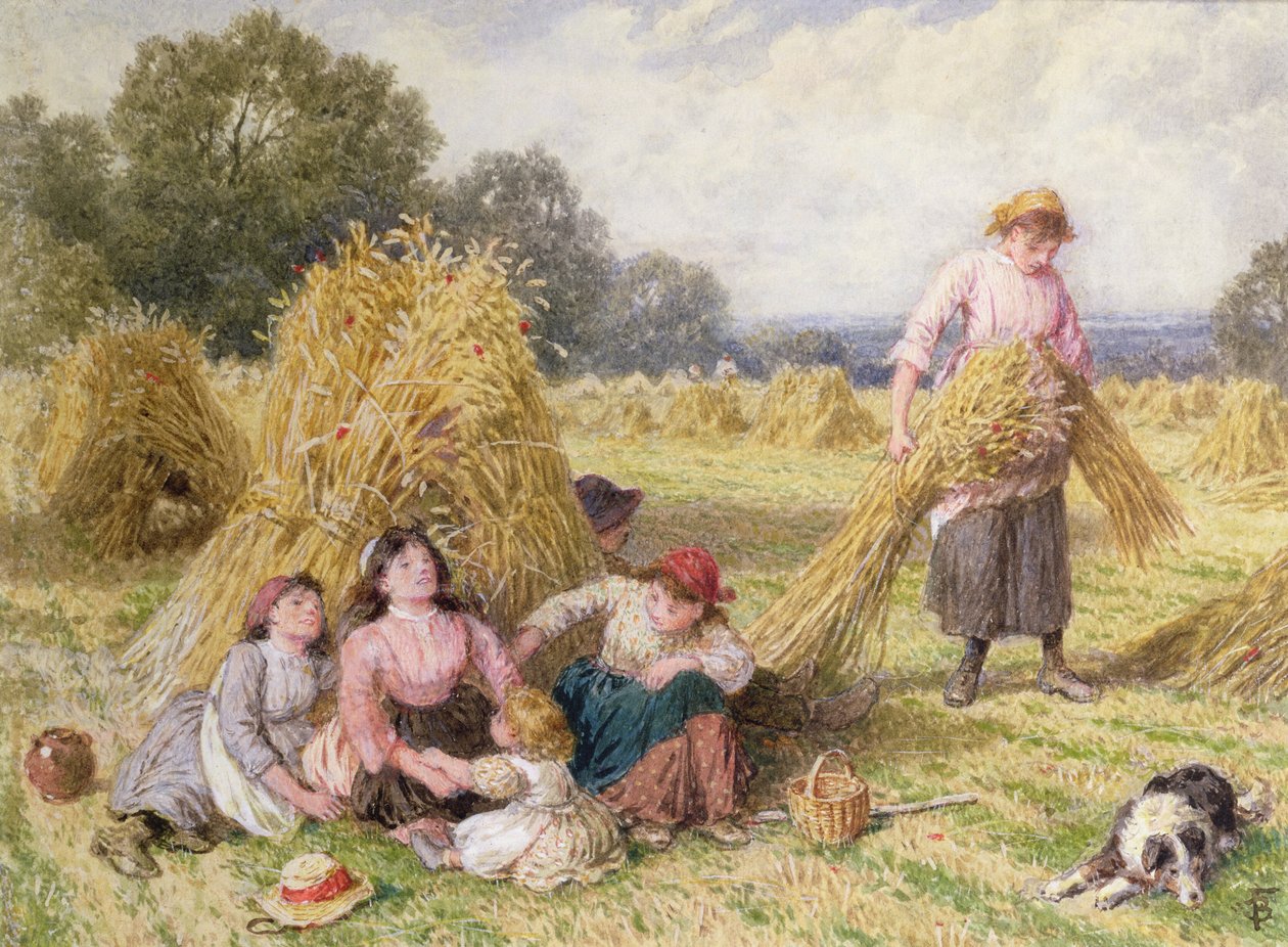 Het korenveld door Myles Birket Foster