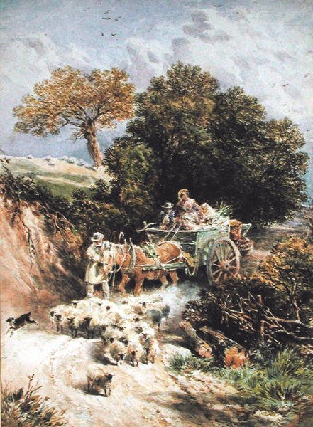 Naar de Markt Gaan door Myles Birket Foster