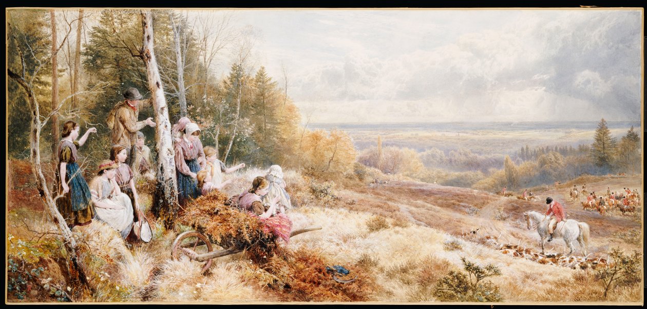 De Ontmoeting door Myles Birket Foster