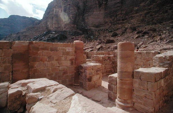 Tempel door Nabatean
