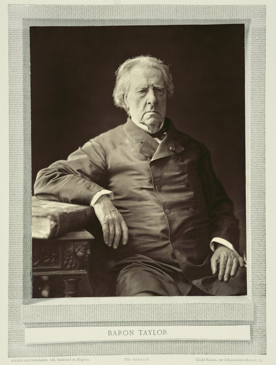 Baron Isidore Justin Severin Taylor (1789-1879) door Nadar