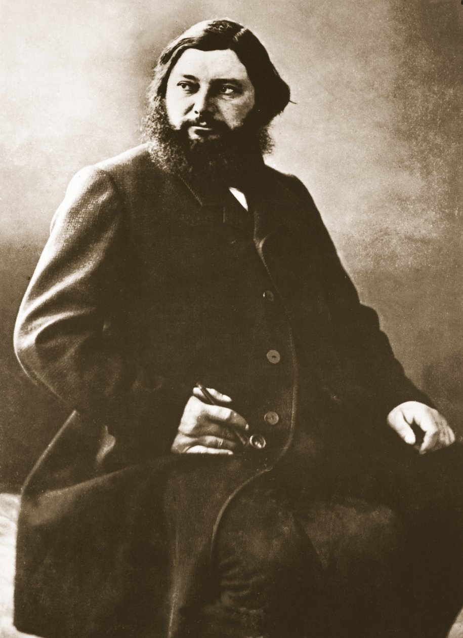 Gustave Courbet, c.1861 door Nadar