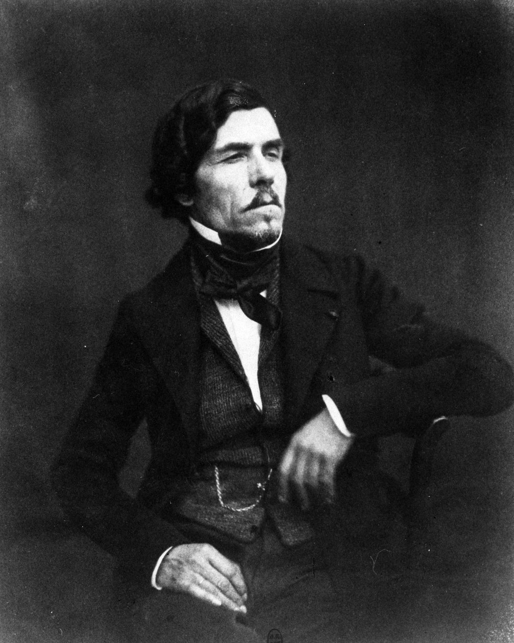 Portret van Eugène Delacroix door Nadar