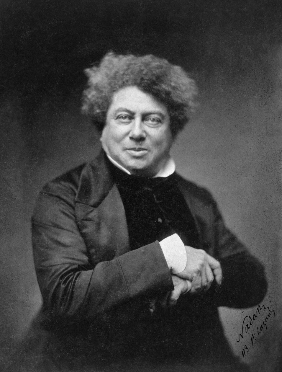 Alexander Dumas père (1802-1870) door Nadar