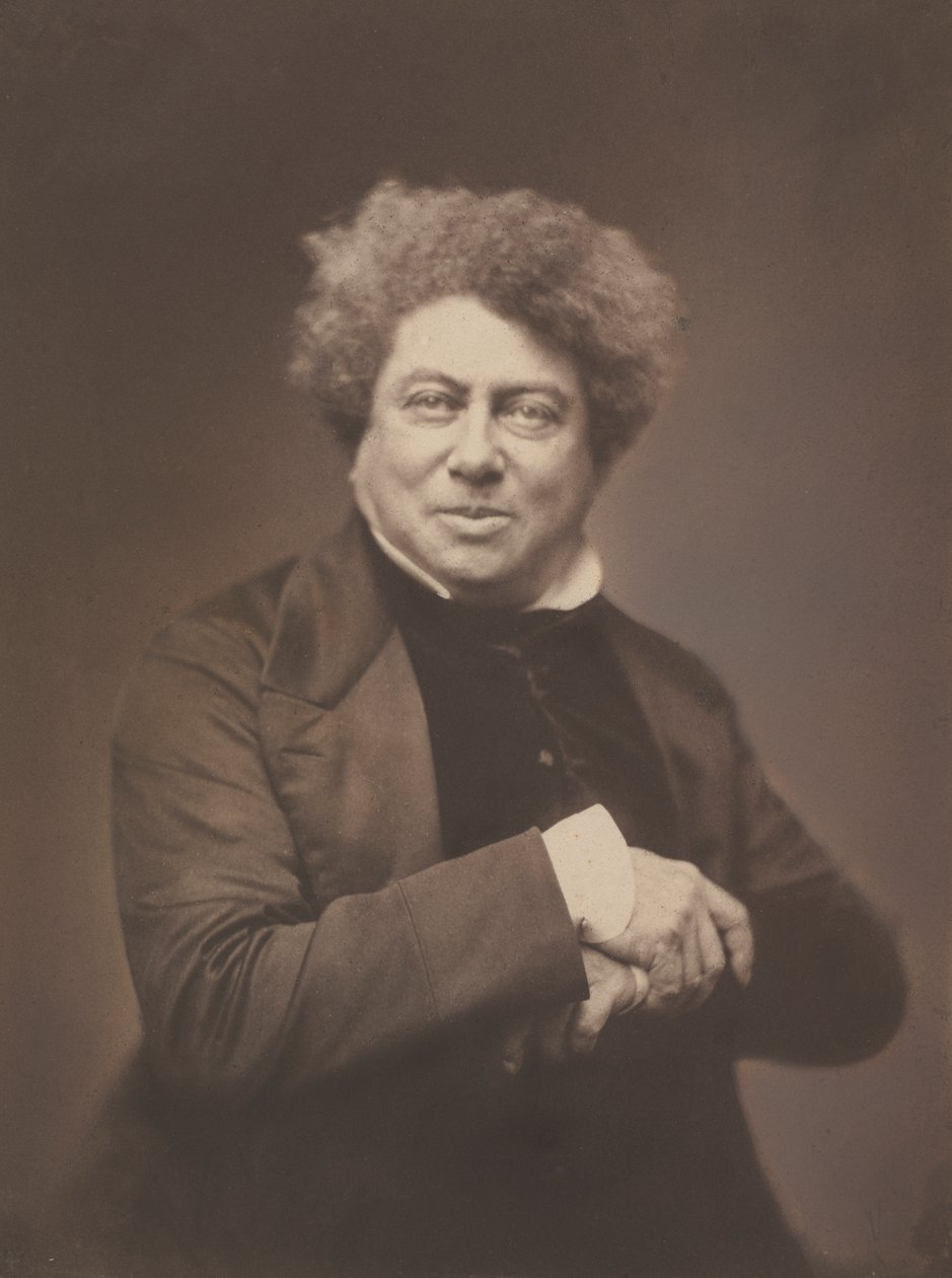 Alexandre Dumas père (1802-1870) door Nadar