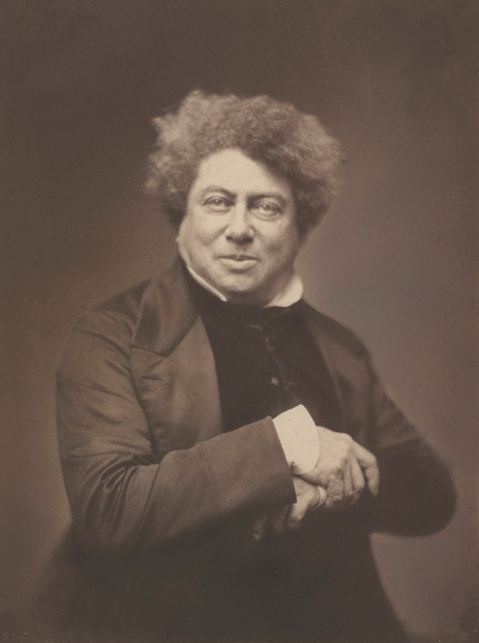 Alexandre Dumas père 1802-1870, 1855 door Nadar