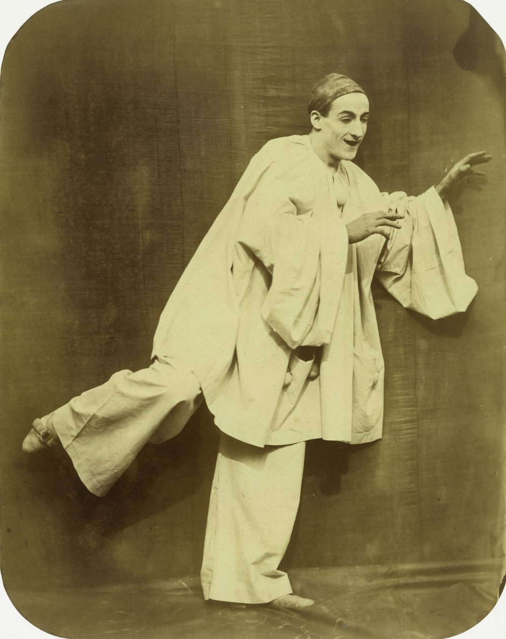 Pierrot rennend door Nadar