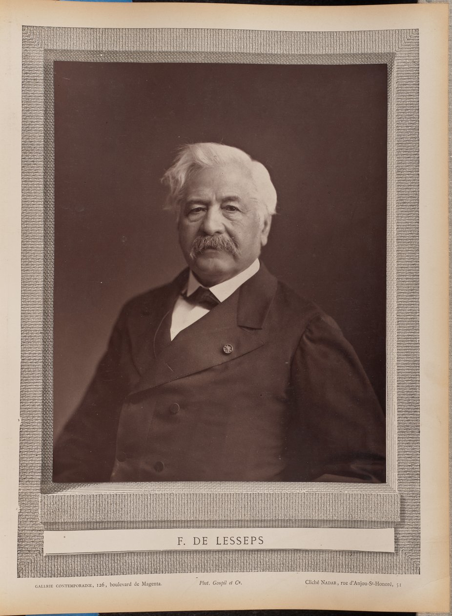 F. de Lesseps door Nadar [Gaspard Félix Tournachon]