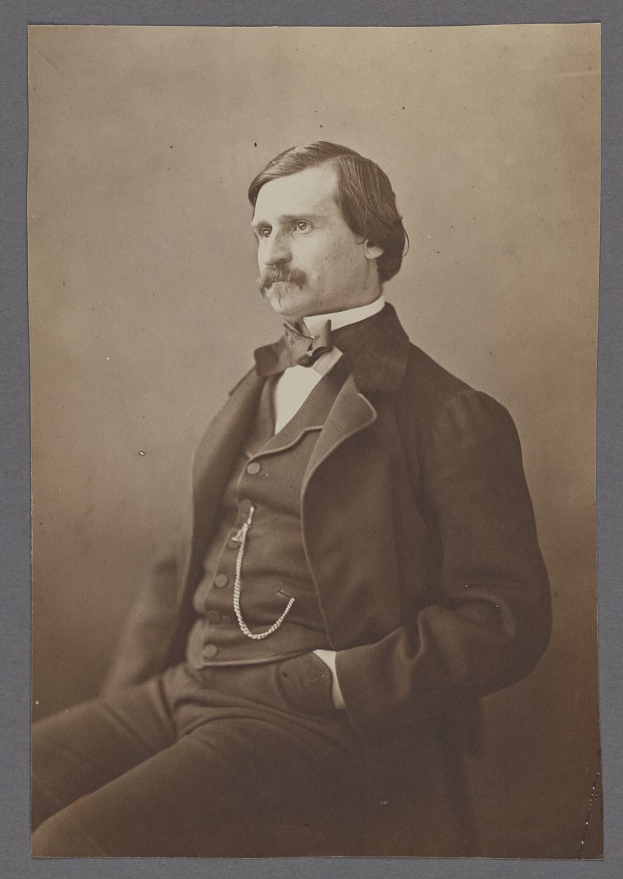 Henri Nicolle, literatuurwetenschapper door Nadar [Gaspard Félix Tournachon]