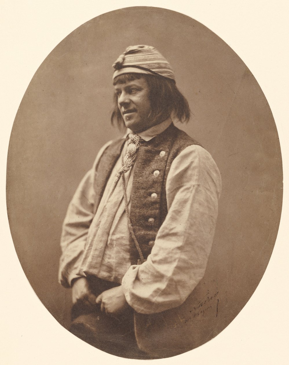 Jean-François Philibert Berthelier, acteur door Nadar [Gaspard Félix Tournachon]
