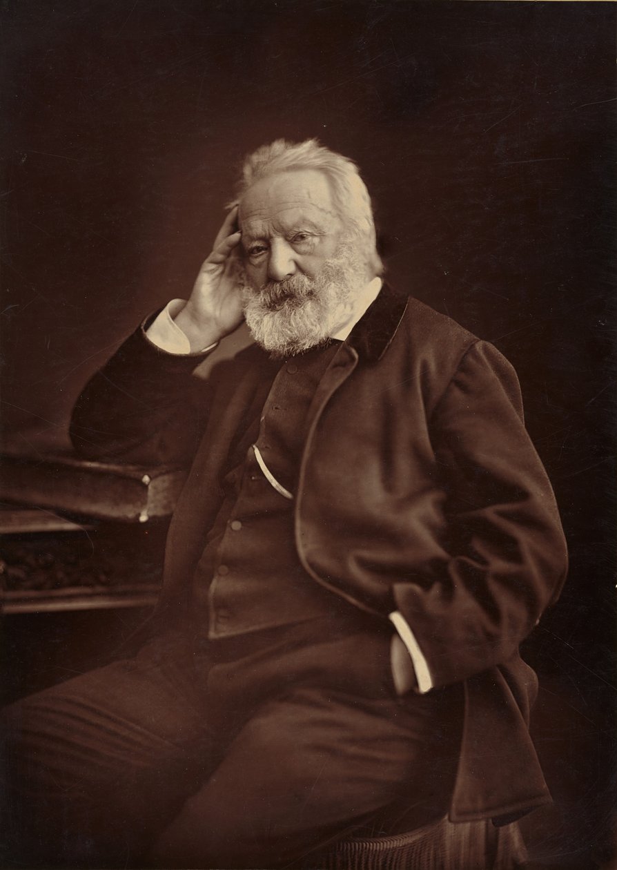 Victor Hugo door Nadar [Gaspard Félix Tournachon]