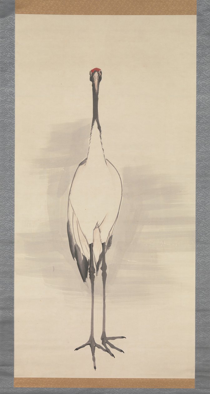 Kraanvogels, 1780s door Nagasawa Rosetsu