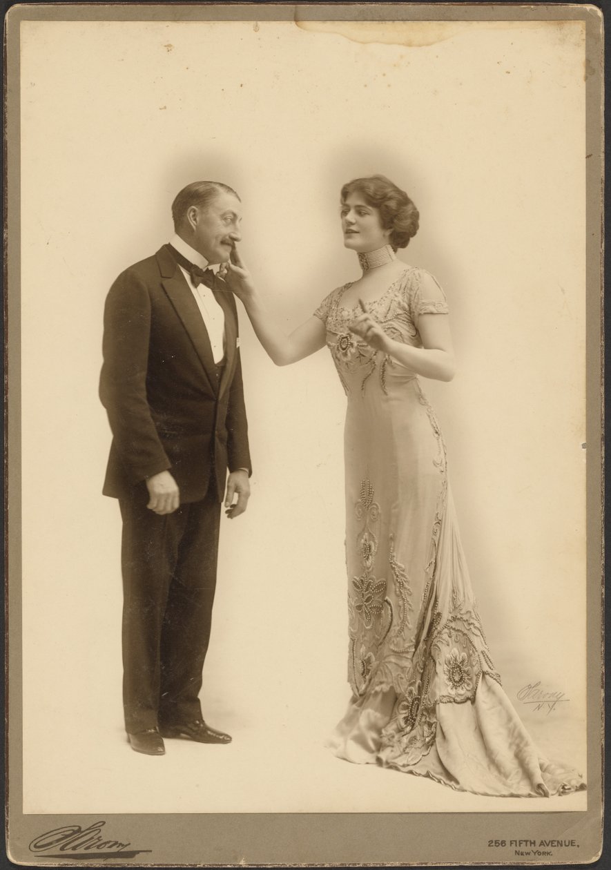 [John Drew, Jr. en vrouw]. door Napoleon Sarony