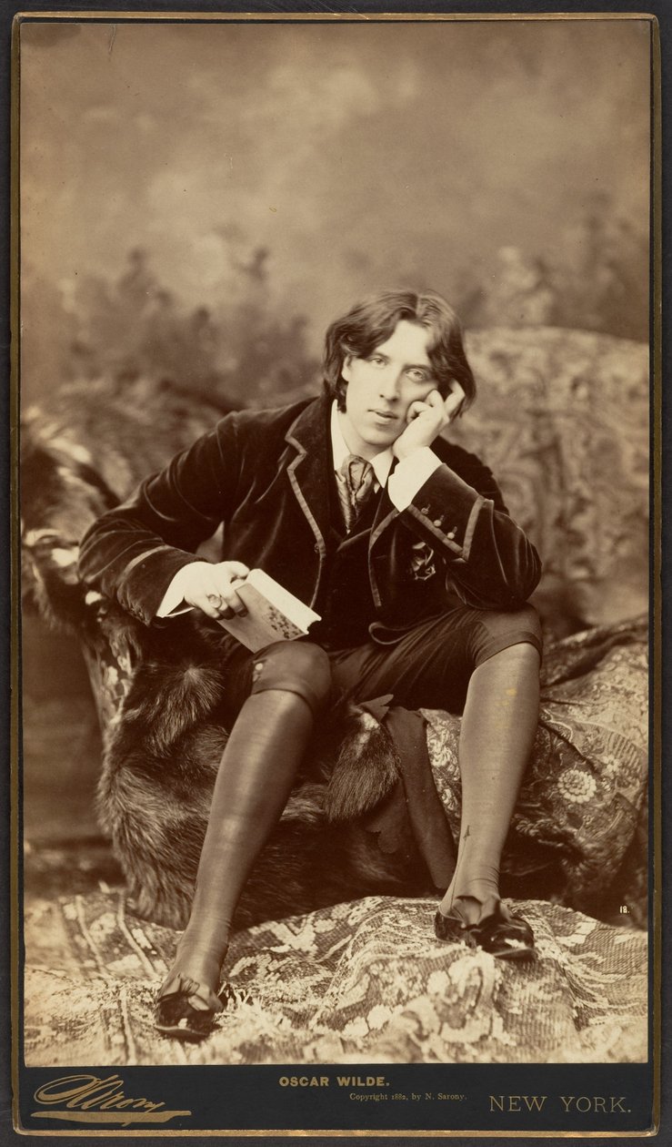 Oscar Wilde, 1882 door Napoleon Sarony