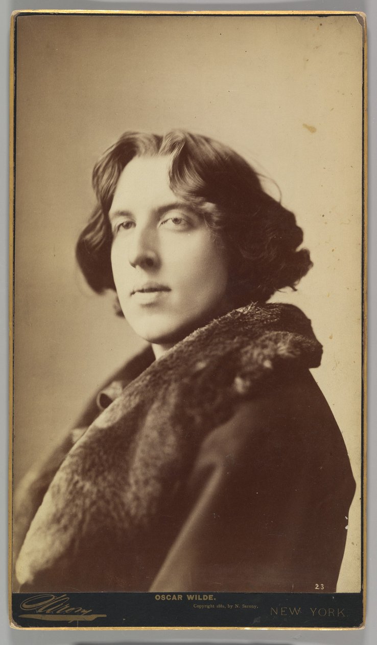 Oscar Wilde, 1882 door Napoleon Sarony
