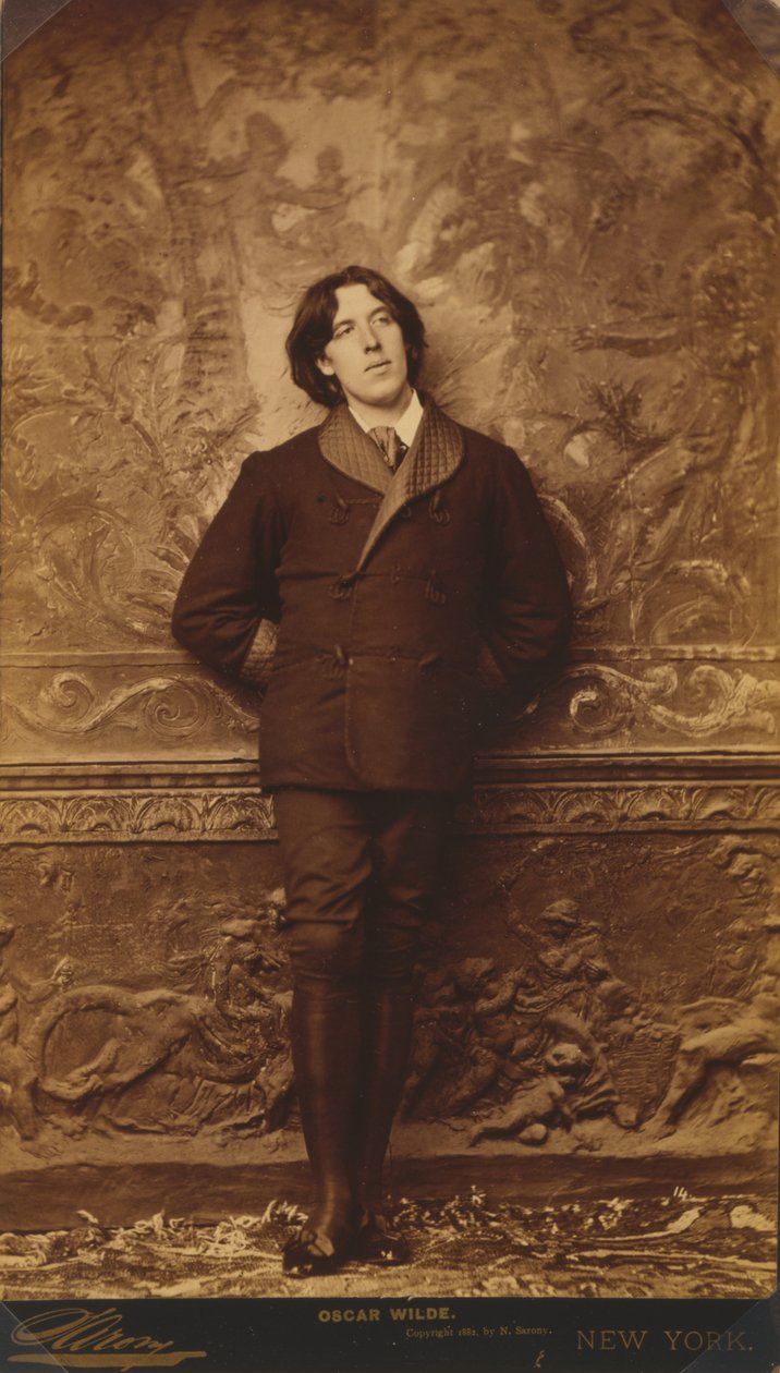 Oscar Wilde, c.1882 door Napoleon Sarony