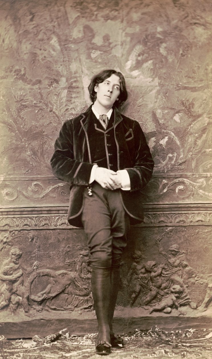 Oscar Wilde, vroege jaren 1880 (foto) door Napoleon Sarony