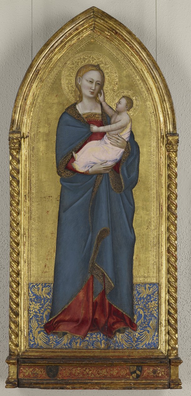 Staande Madonna met kind door Nardo di Cione