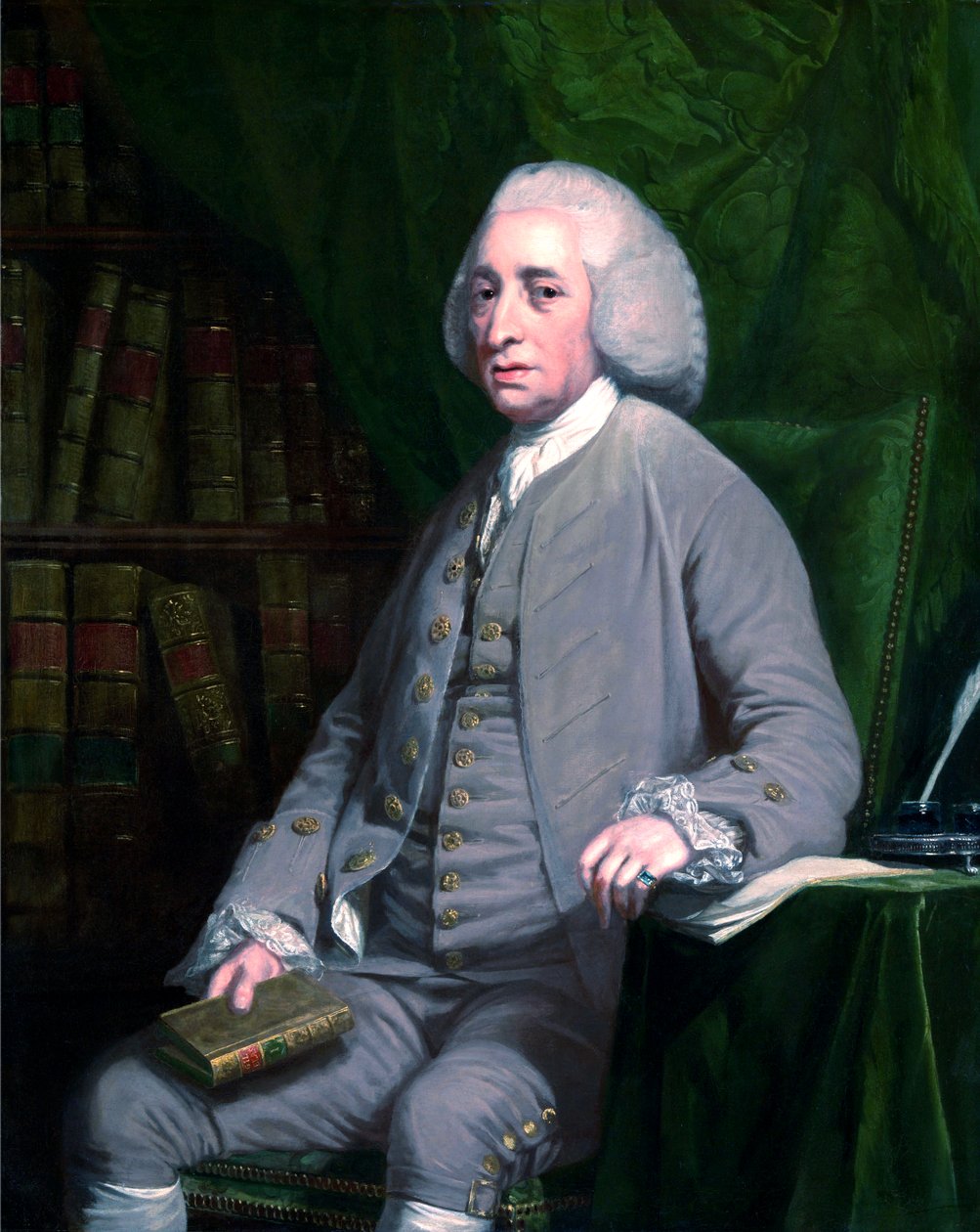 Tobias Smollet door Nathaniel Dance Holland